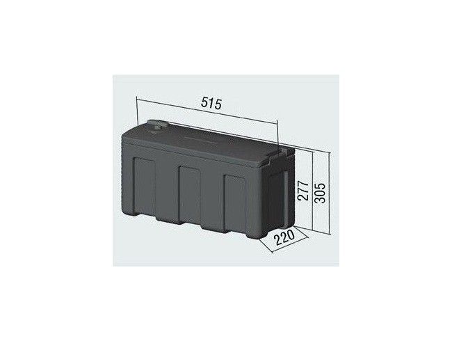 Bagagebox 510x220x272 scharnier korte zijde | Afbeelding 3 | Pak Onderdelen