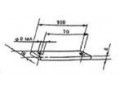 Scharnierset opbouw/inbouw | Afbeelding 4 | PAK Aanhangwagens